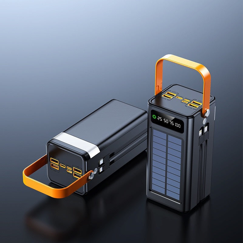 120W Solar Power Bank 200000mAh High Capacity Portable Charger