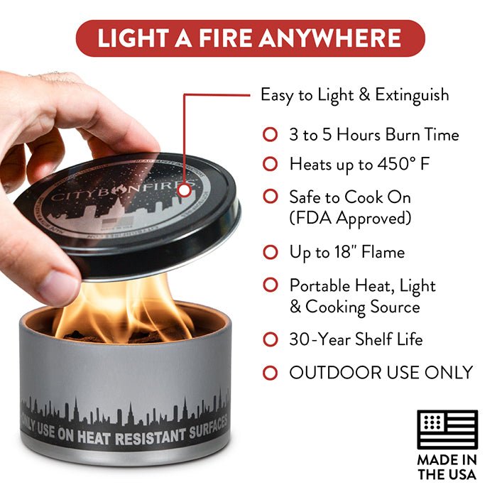 City Bonfire Portable Outdoor Fire Pit