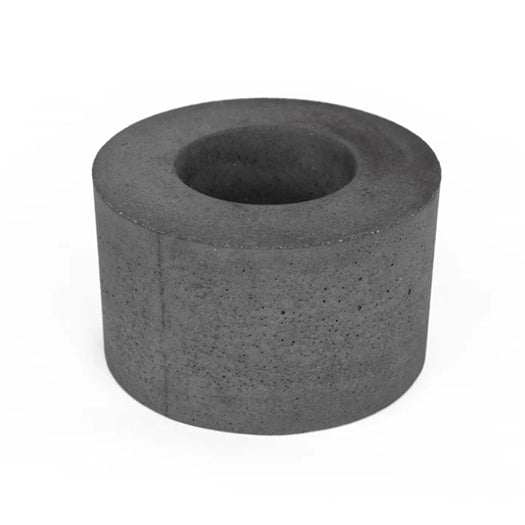 Classic Cylinder Concrete Tabletop Fire Pit with City Bonfire – Portable S’mores Campfire
