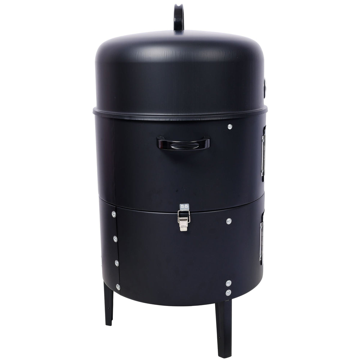 Vertical Charcoal Smoker & Grill – 453 Sq. In. 2-Tier Outdoor BBQ with Thermometer & Dual Access Doors
