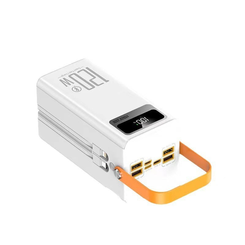 120W Solar Power Bank 200000mAh High Capacity Portable Charger