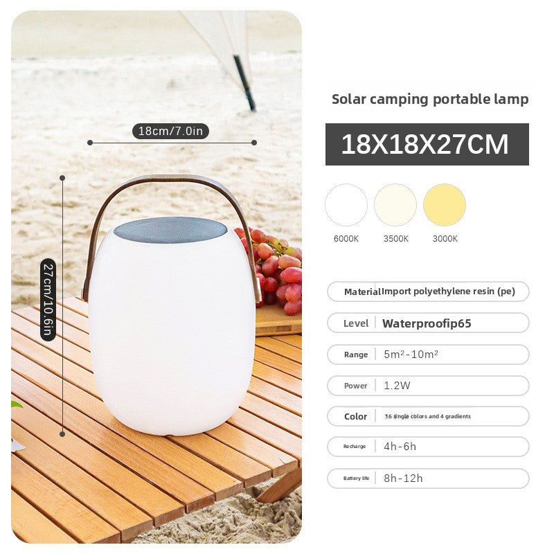 Solar Powered Portable Garden Lighting IP65 Remote Control Waterproof