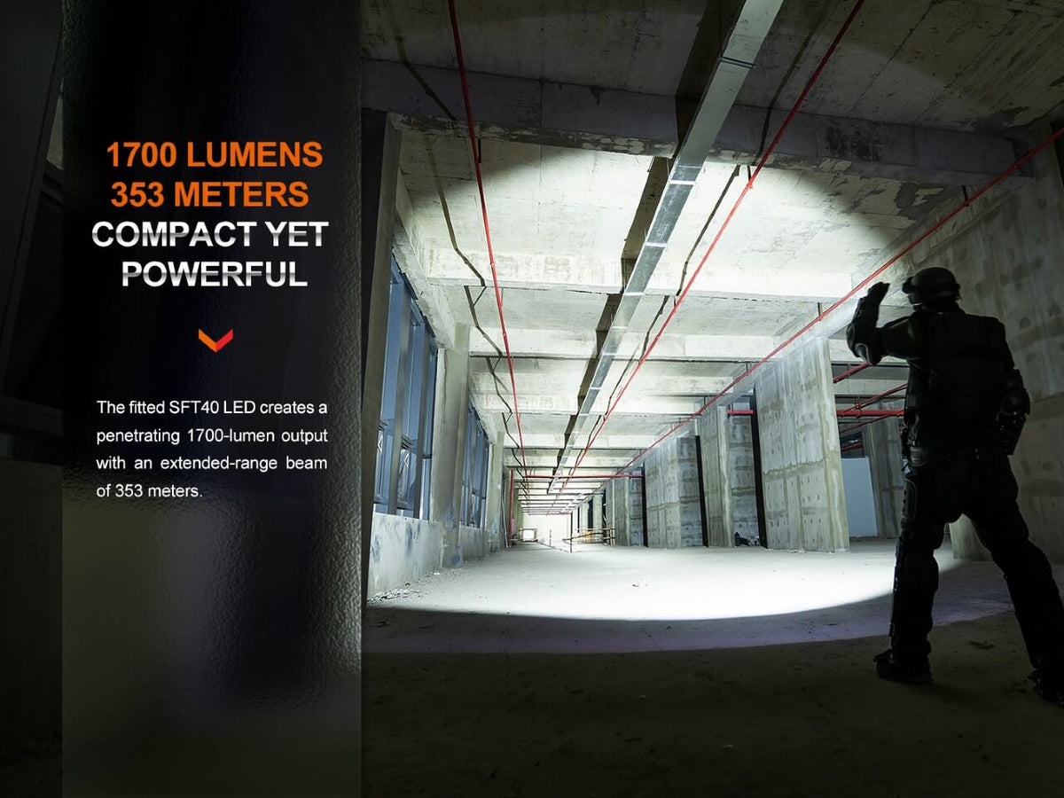 Fenix PD35R 1700-Lumen Rechargeable LED Flashlight – USB-C, 1,100+ ft Beam