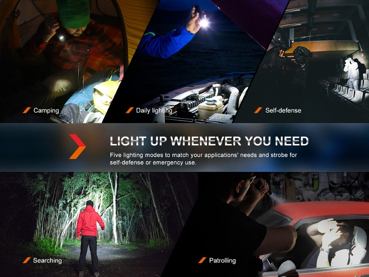 Fenix PD35R 1700-Lumen Rechargeable LED Flashlight – USB-C, 1,100+ ft Beam