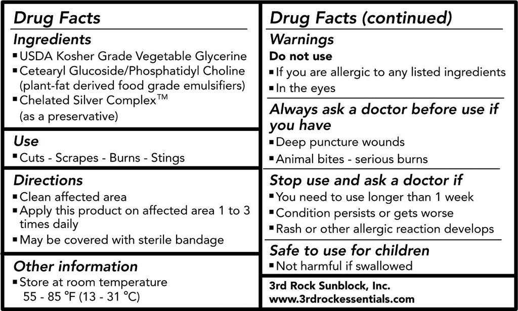 Petroleum-Free Skin Protectant Ointment with Chelated Silver Oxide – 1 oz