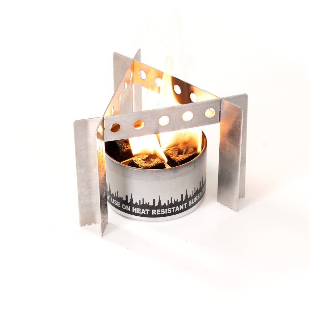 3-in-1 Stainless Steel Camp Cooker, Pot Stand & Reversible Trivet