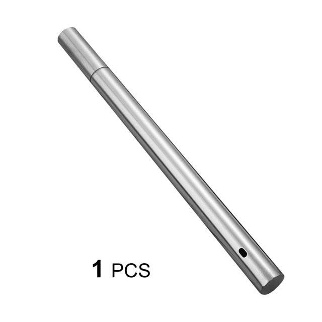 15-Piece Stainless Steel BBQ Skewers – Reusable Flat Kebab Sticks with Storage Tube